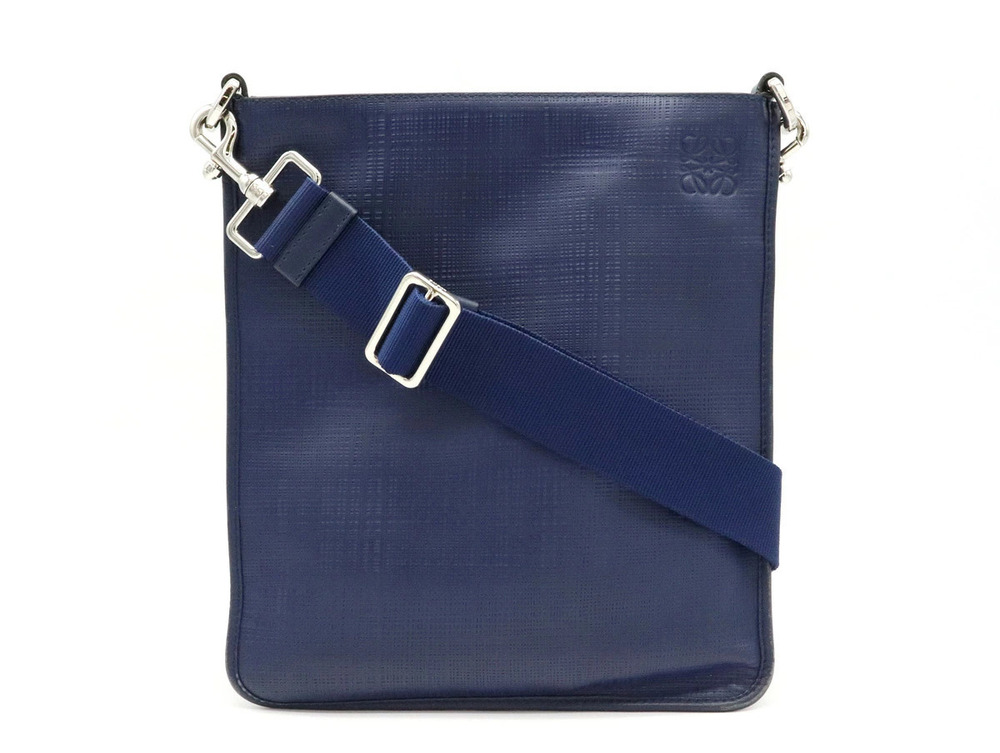 Loewe Crossbody Bag Leather Blue